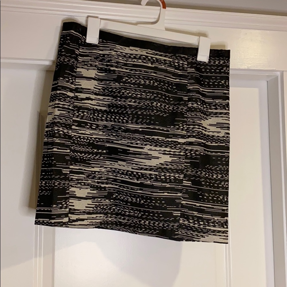 Black & White Short Skirt